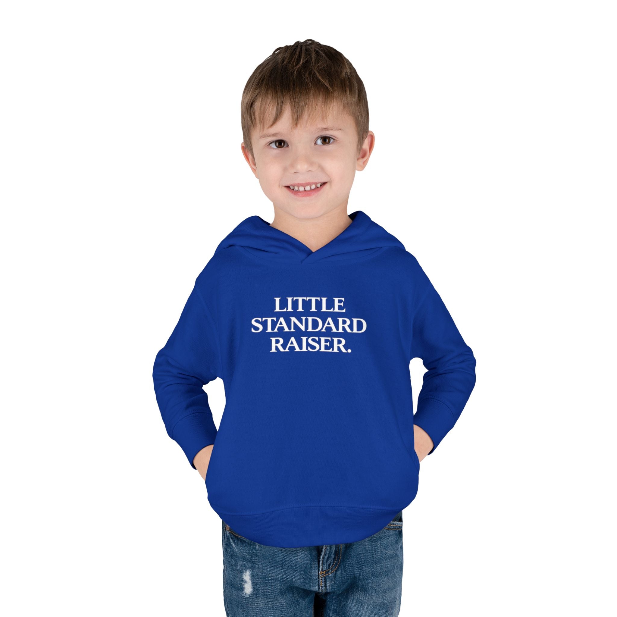 Toddler Hoodie — "Little Standard Raiser" Fleece Pullover