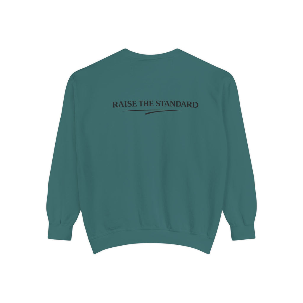 Mama Who Sets the Standard Sweatshirt — 'Raise the Standard' Cozy Mom Crewneck