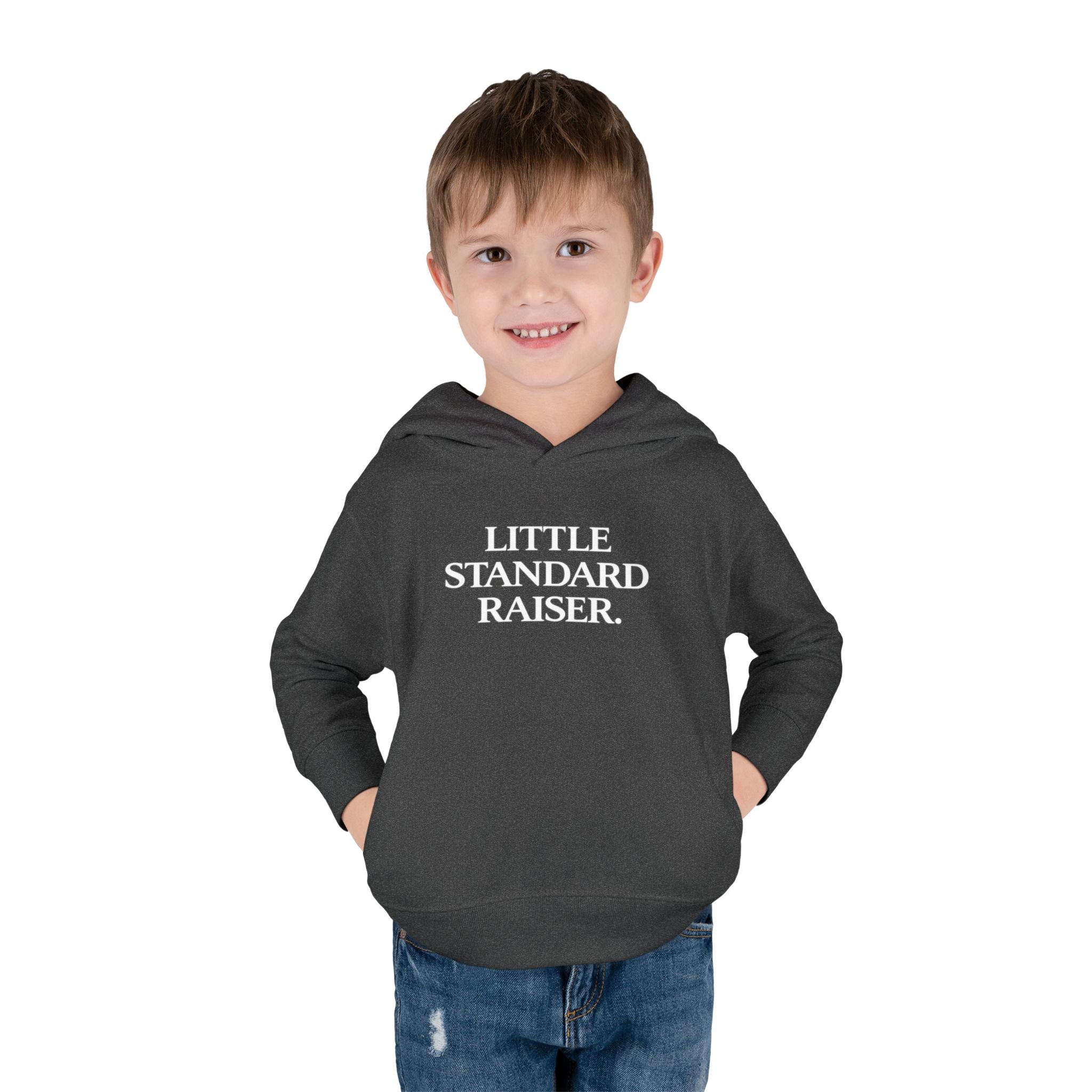 Toddler Hoodie — "Little Standard Raiser" Fleece Pullover