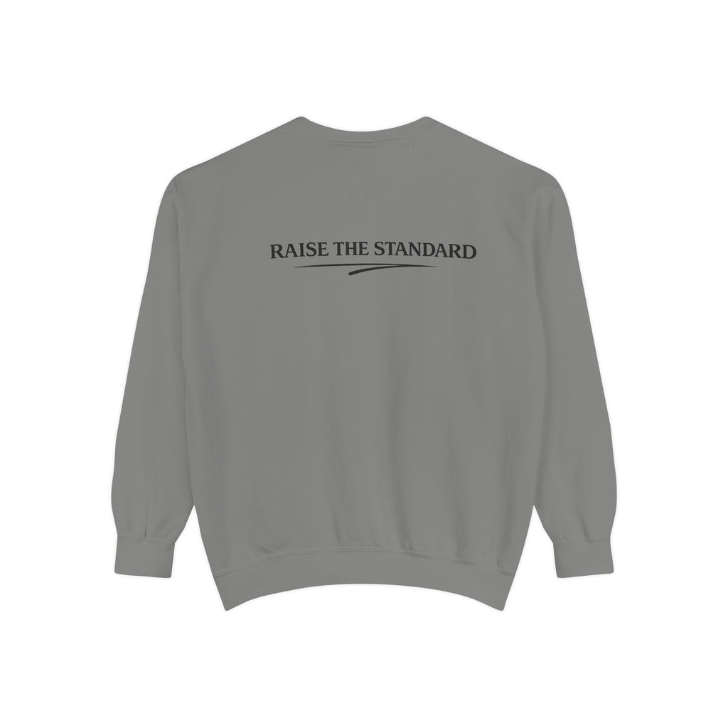 Mama Who Sets the Standard Sweatshirt — 'Raise the Standard' Cozy Mom Crewneck