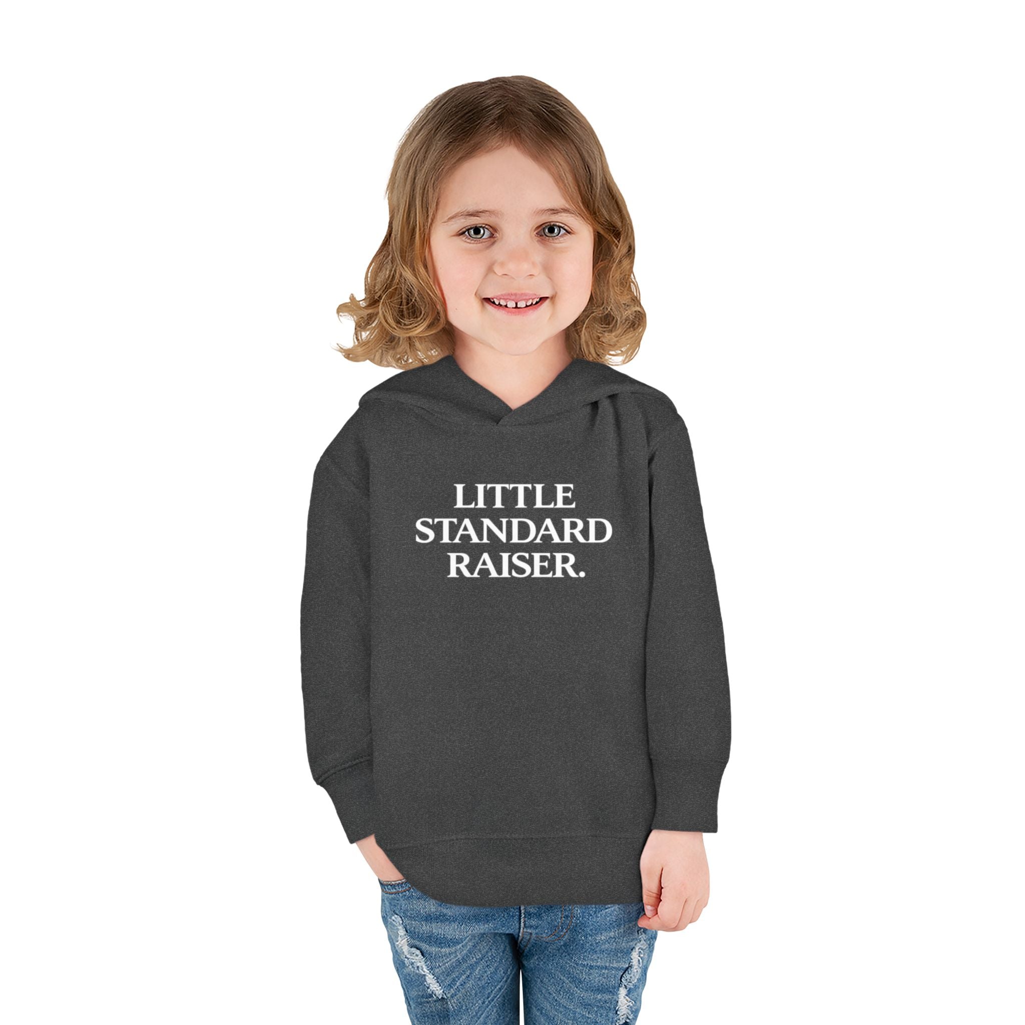 Toddler Hoodie — "Little Standard Raiser" Fleece Pullover