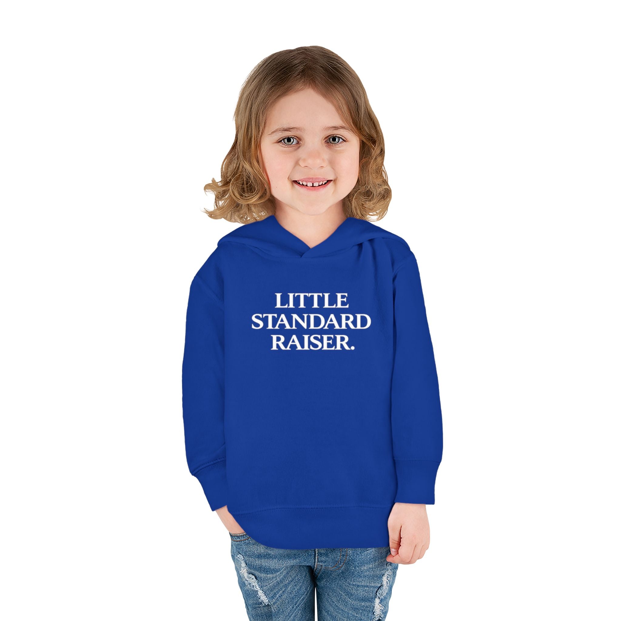 Toddler Hoodie — "Little Standard Raiser" Fleece Pullover