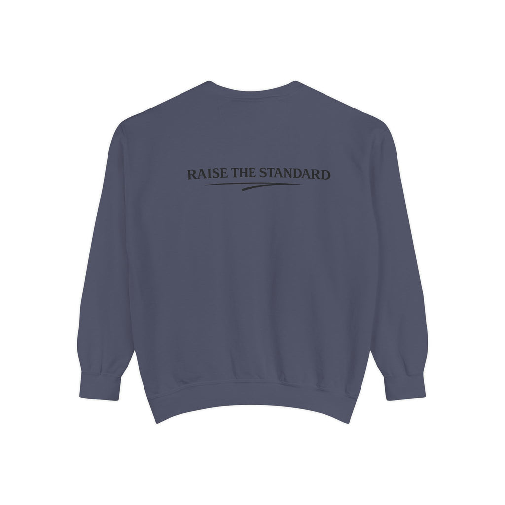 Mama Who Sets the Standard Sweatshirt — 'Raise the Standard' Cozy Mom Crewneck